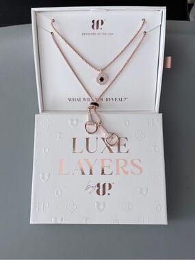 Luxe Layers Rose Gold Layered Necklace by BP